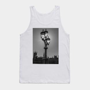 Lamppost in black and white Tank Top